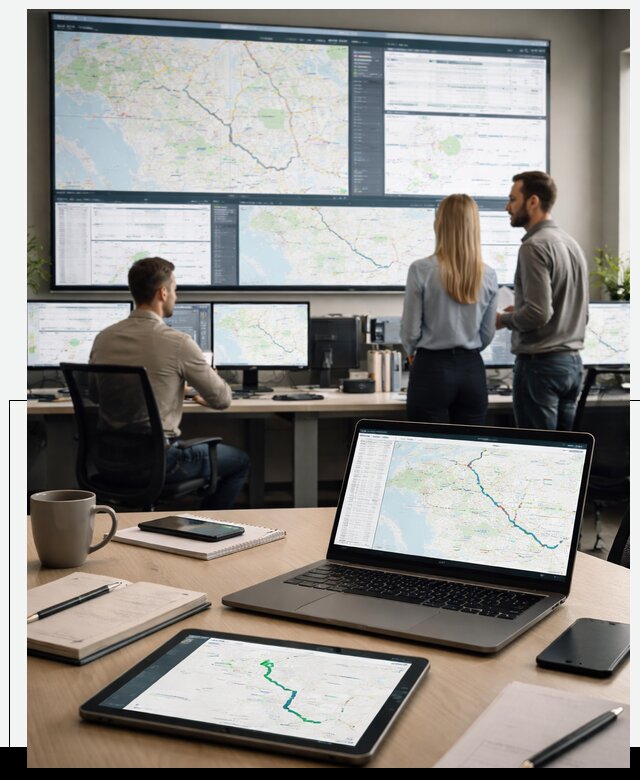 Трекинг грузов и Fleet Management, мониторинг автопарка в Твери